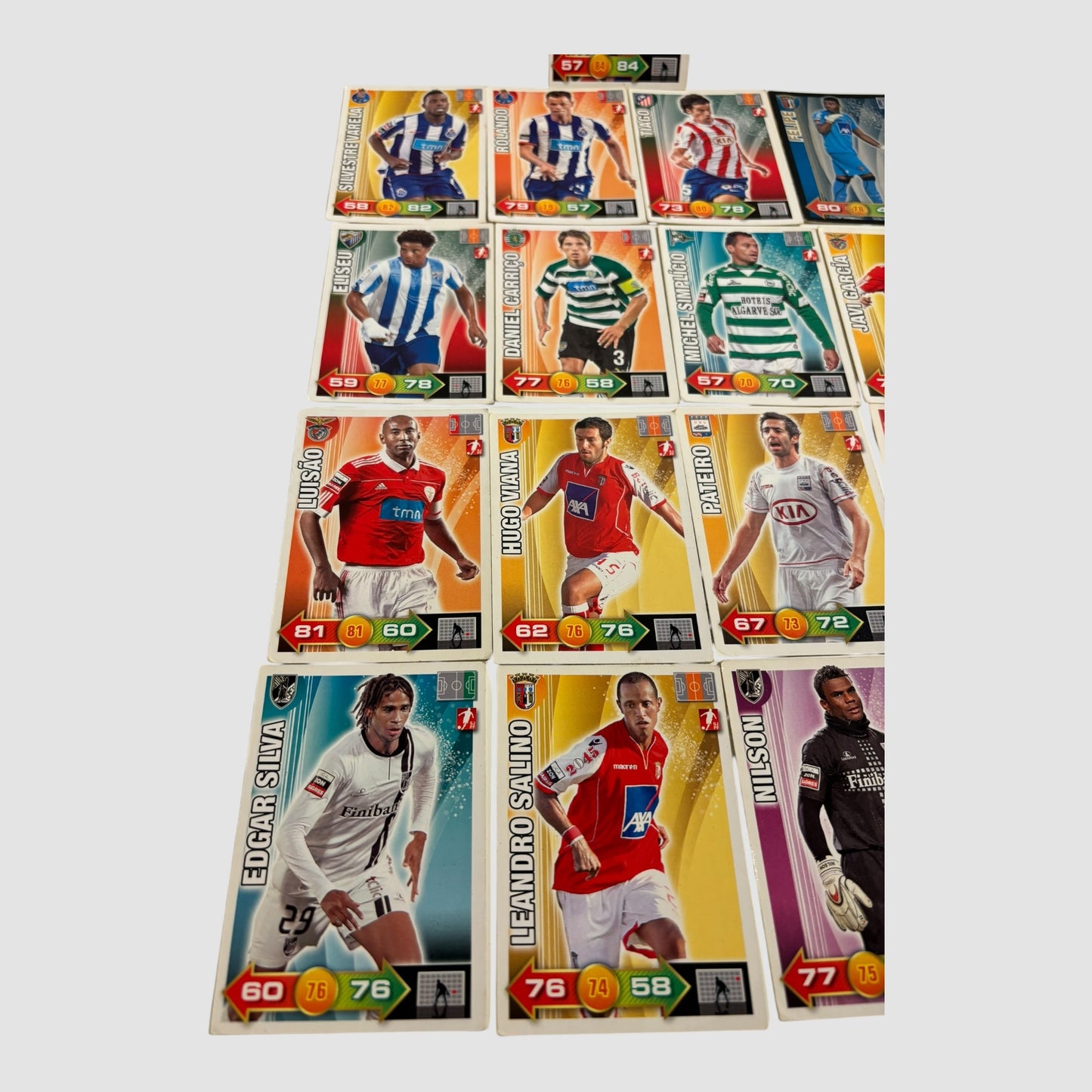 17 Cartas Adrenalyn 2010/2011 Panini