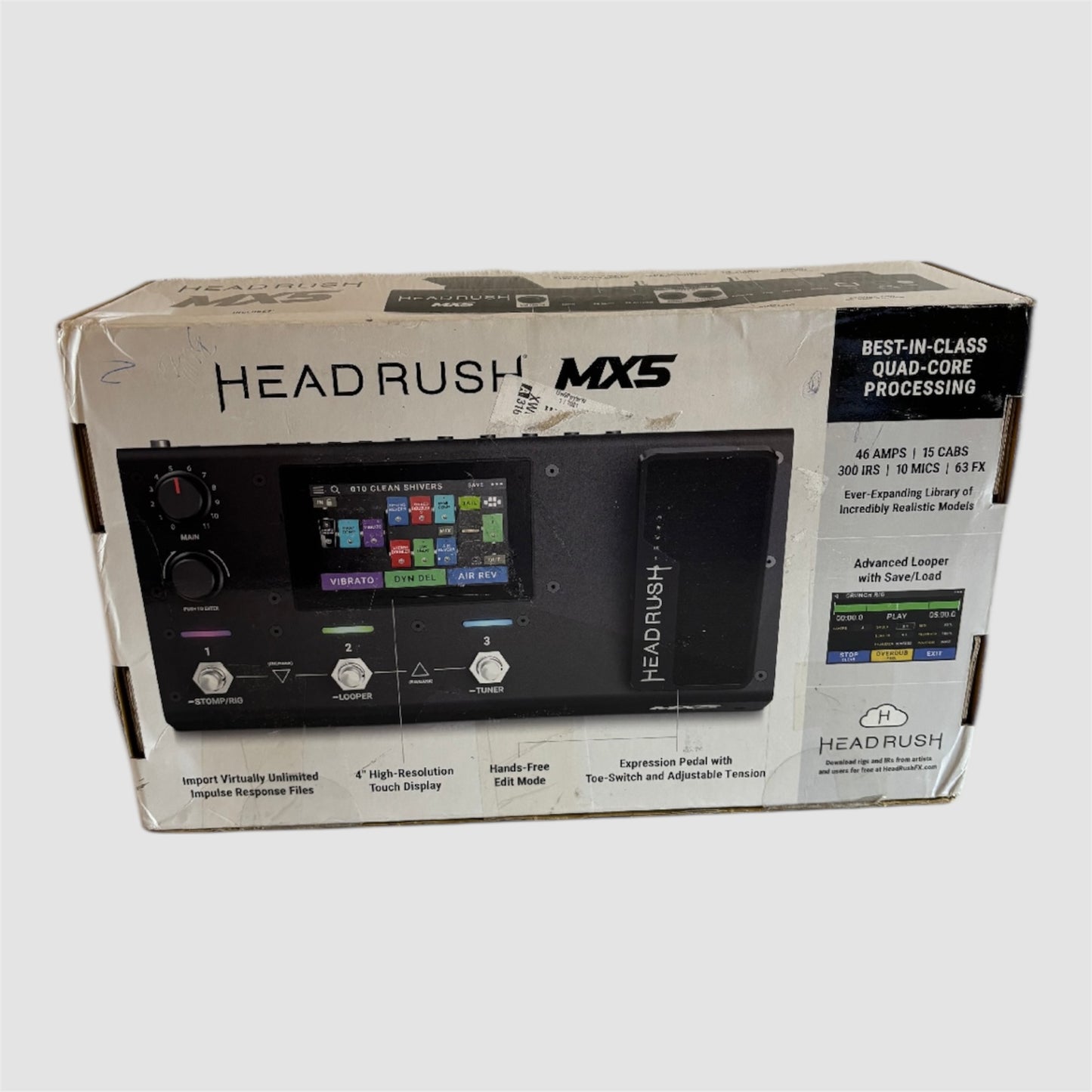 Pedaleira de Guitarra HeadRush MX5 Ecrãn Touch