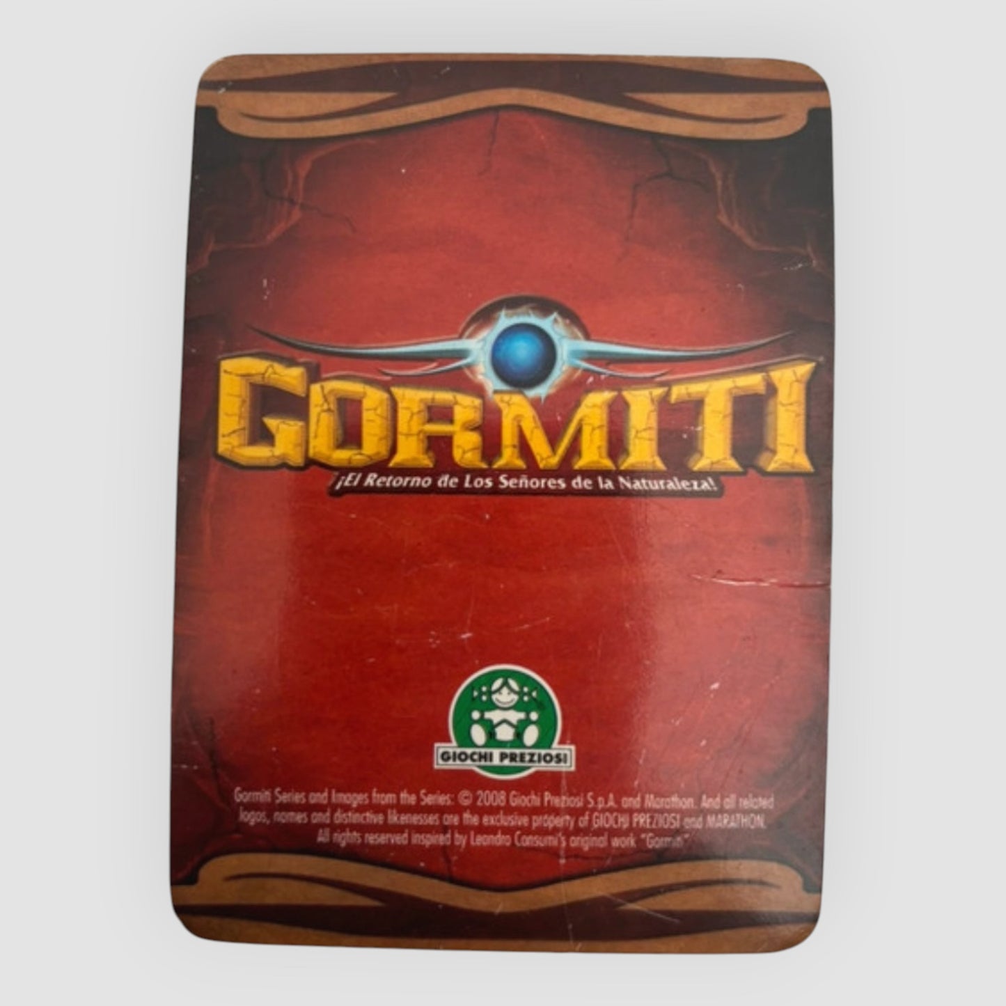 Carta Gormiti Giochi Preziosi 2008 - O Senhor da Terra