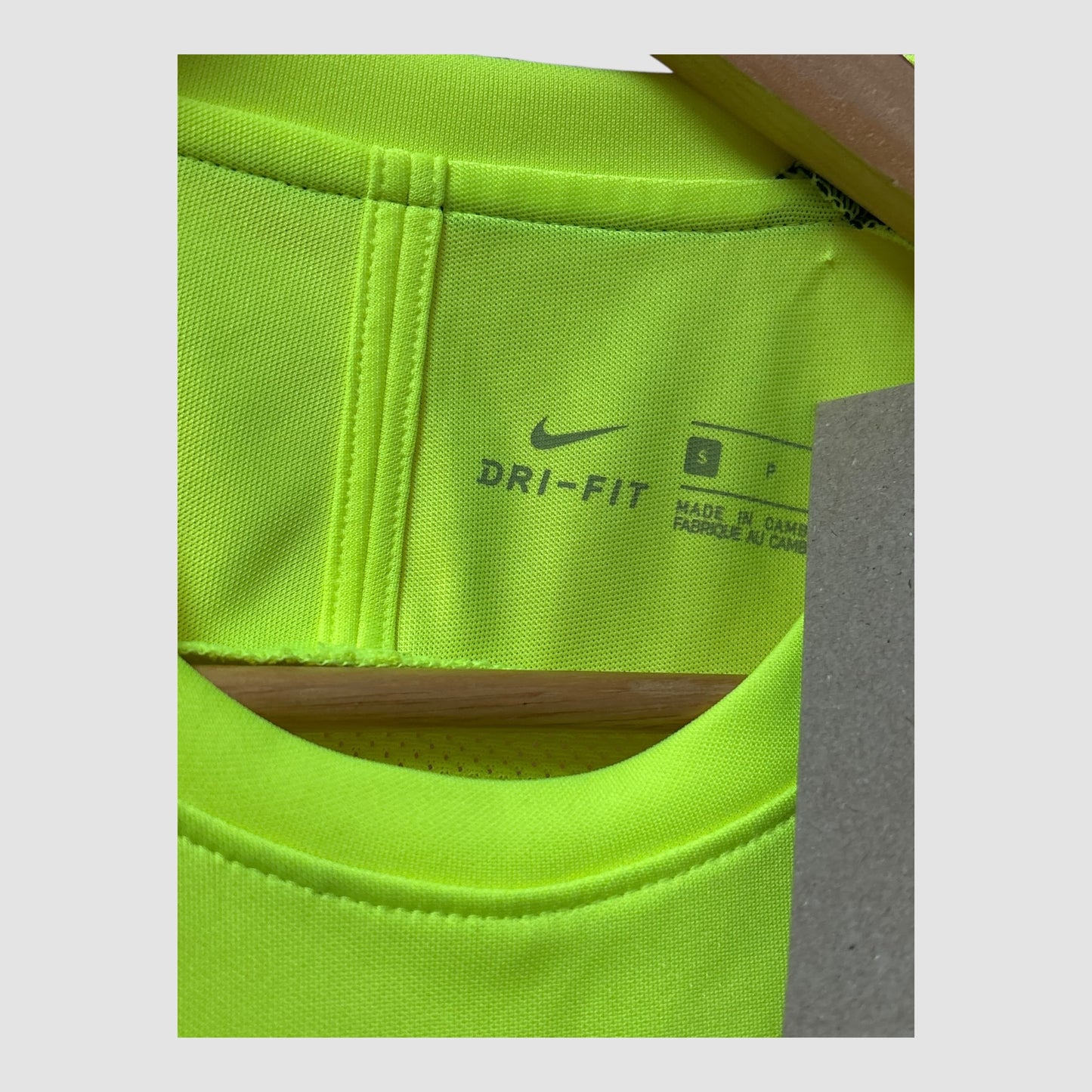 Camisola Nike Dri-FIT Park 20 amarelo néon homem S com etiqueta