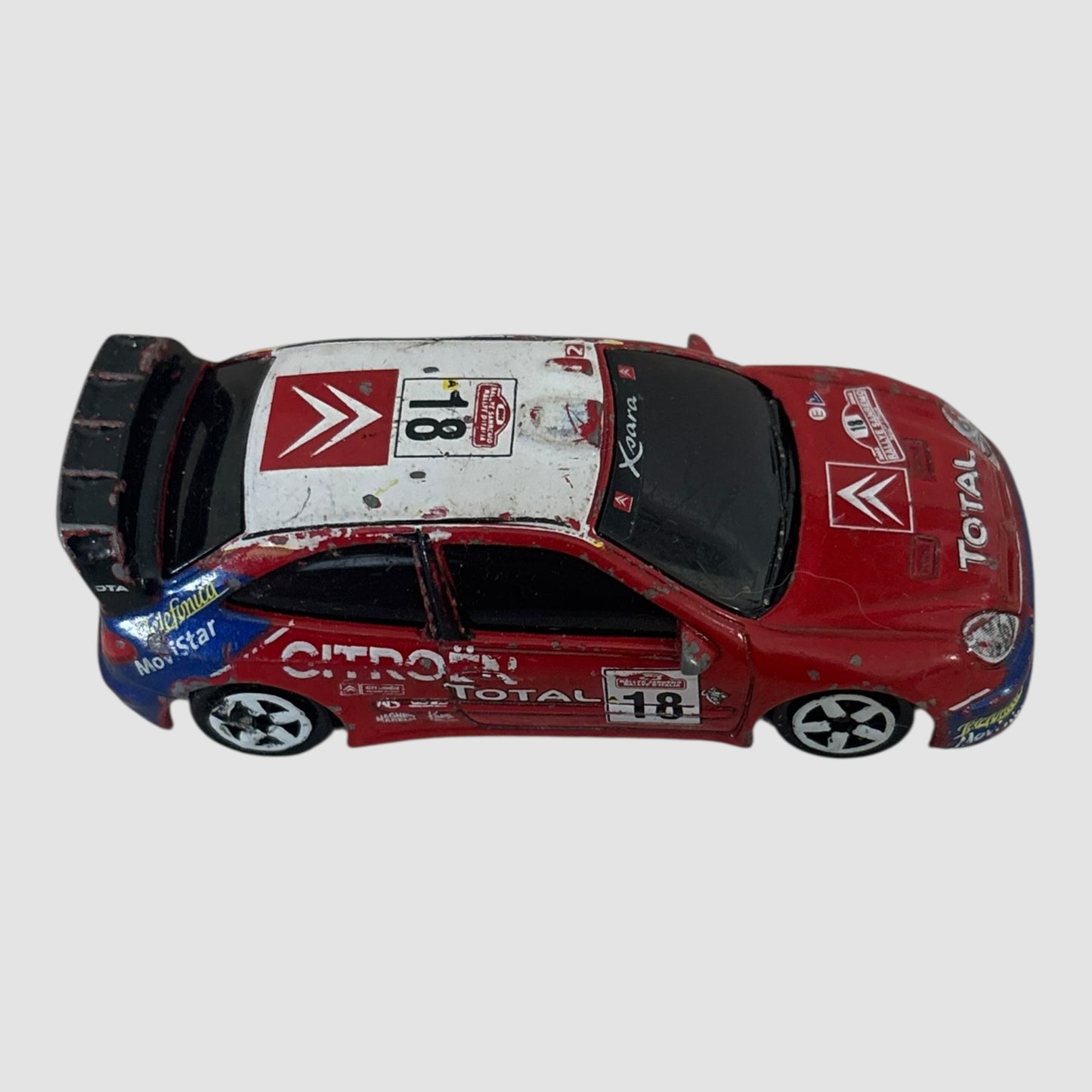 Carro miniatura Majorette Citroën Xsara WRC Rally Total
