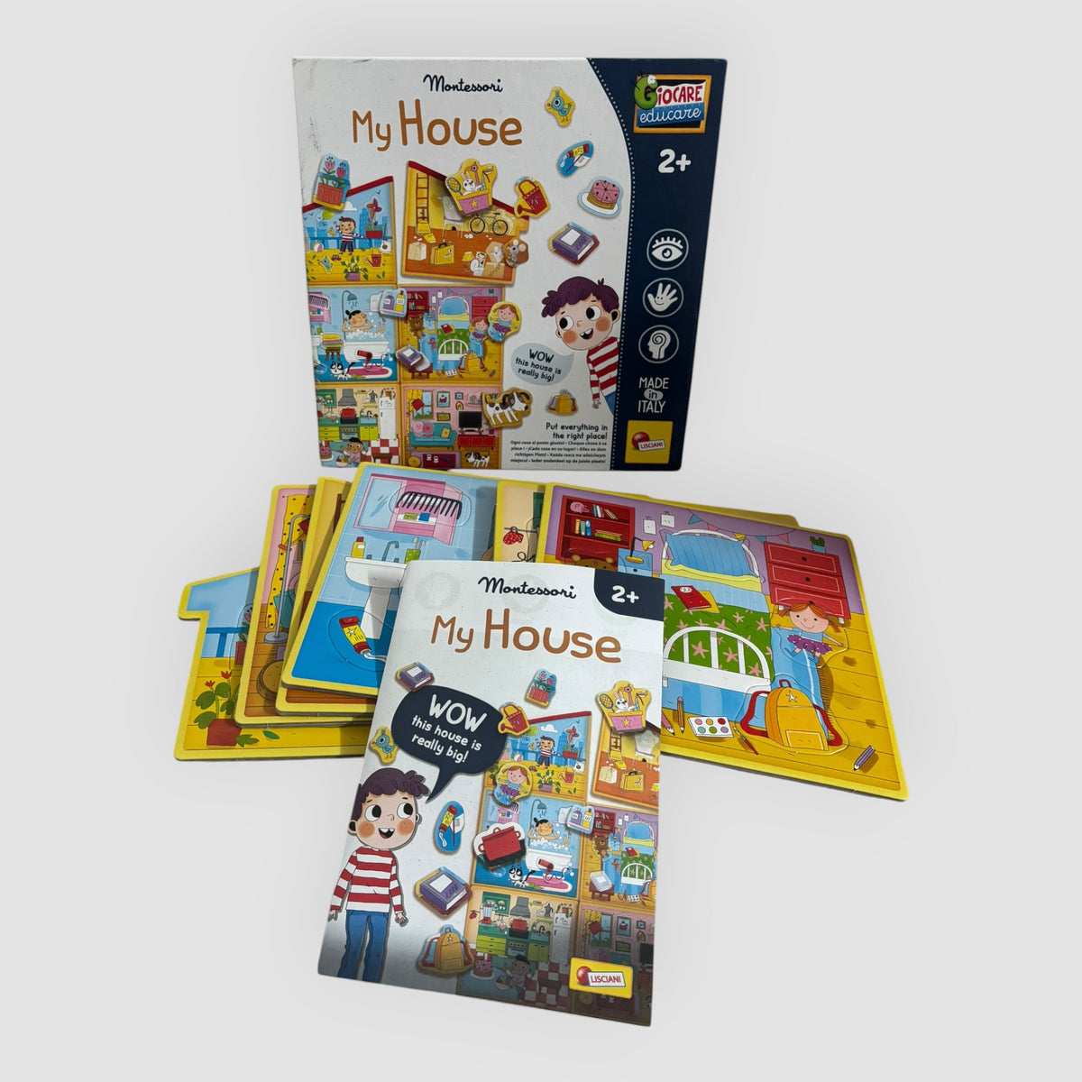 Jogo Educativo Montessori My House Lisciani – A Minha Casa  +2 Anos