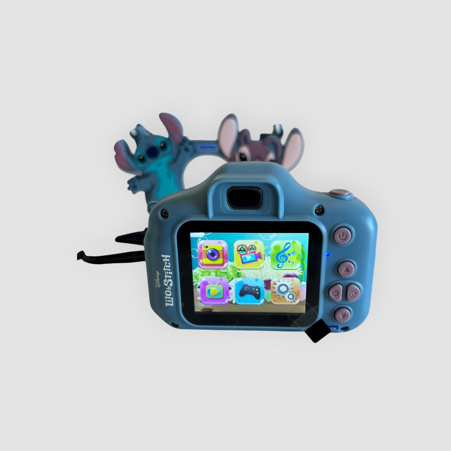 Câmara Infantil Lexibook Disney Stitch 4 em 1 com Capa Protetora | Foto, Vídeo e Jogos