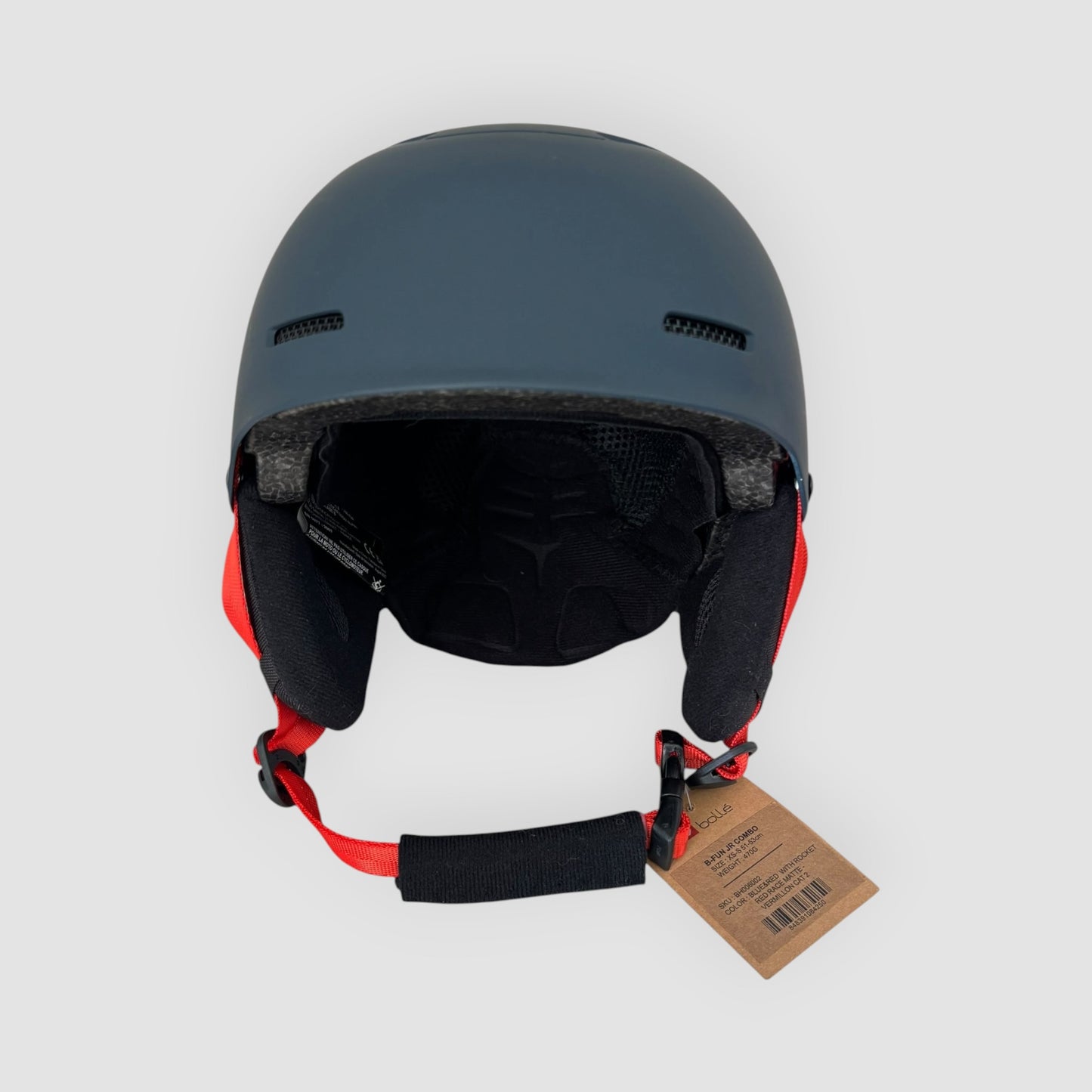 Capacete de Esqui/Snow Júnior Bollé B-Fun JR Combo XS-S 51-53 cm Azul/Vermelho – Sem Óculos