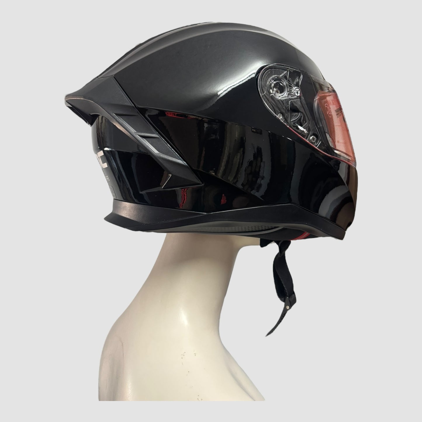 Capacete de Mota Integral JDC Preto com Dupla Viseira Tamanho M Novo