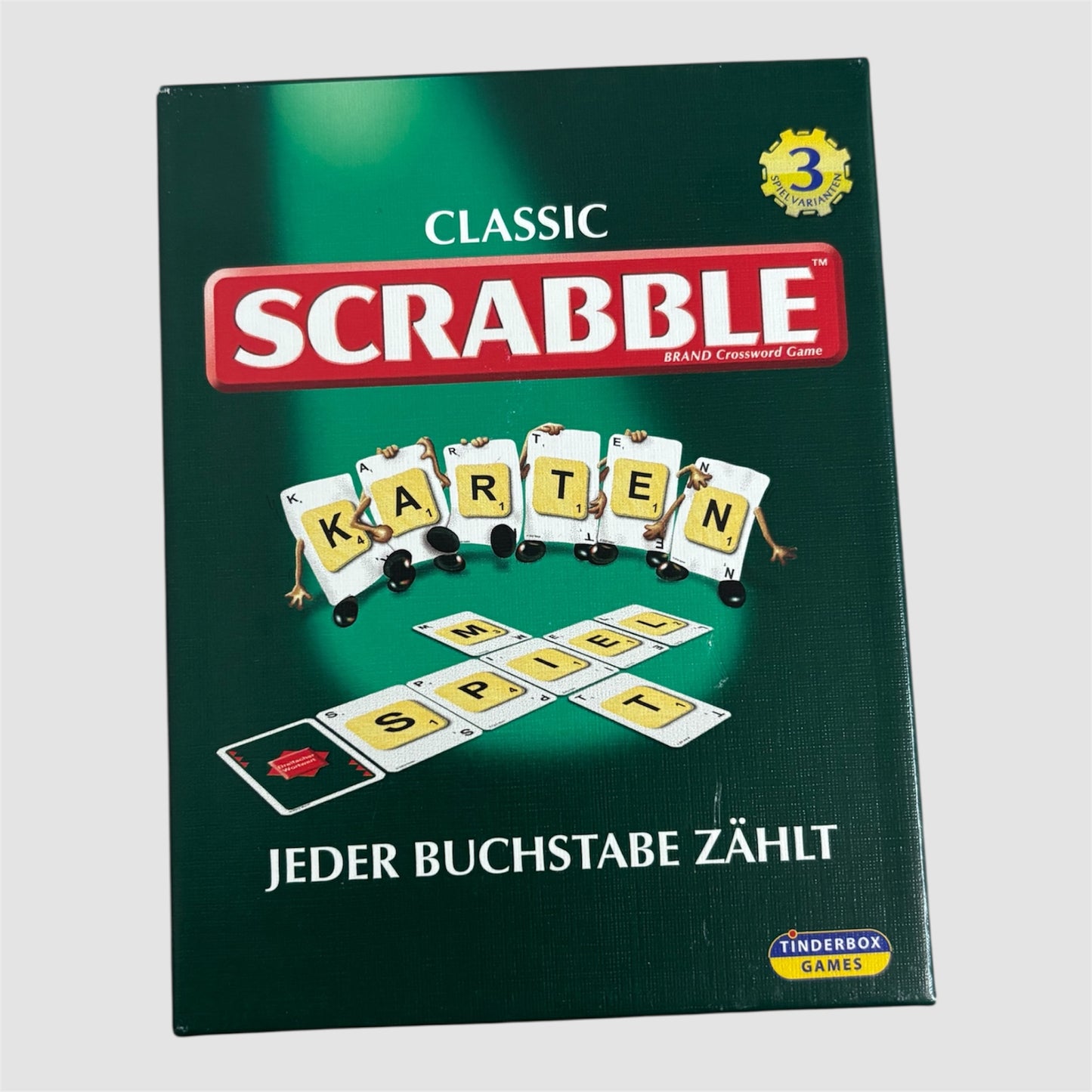 Jogo cartas clássico Scrabble