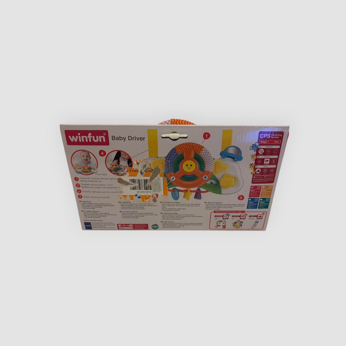 Winfun Baby Driver | Volante Interativo para Carrinho de Bebé | Novo
