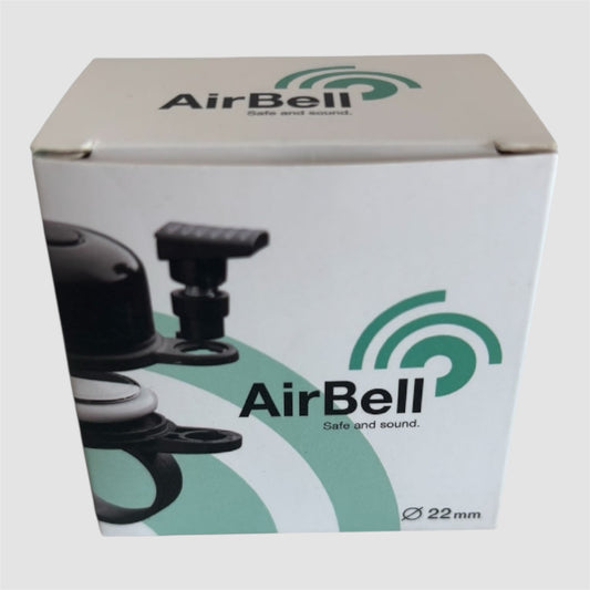 Campainha AirBell para bicicleta, com suporte para AirTag de 22 mm.