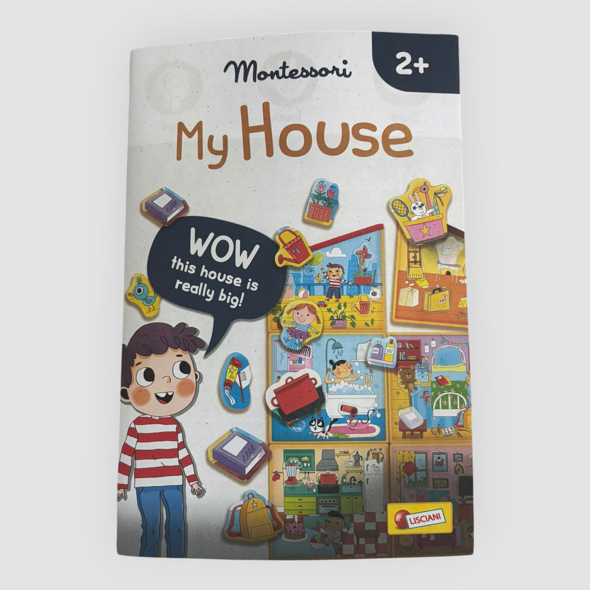 Jogo Educativo Montessori My House Lisciani – A Minha Casa  +2 Anos