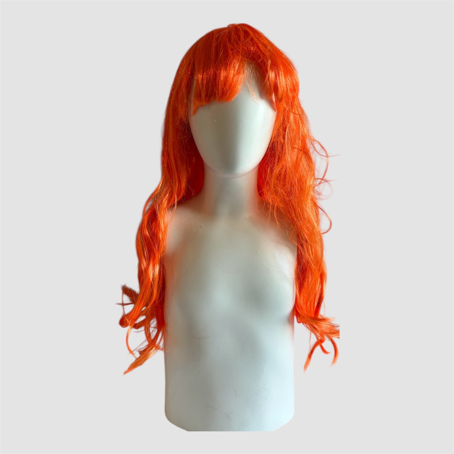 Peruca Boland Laranja cabelo mulher para disfarces