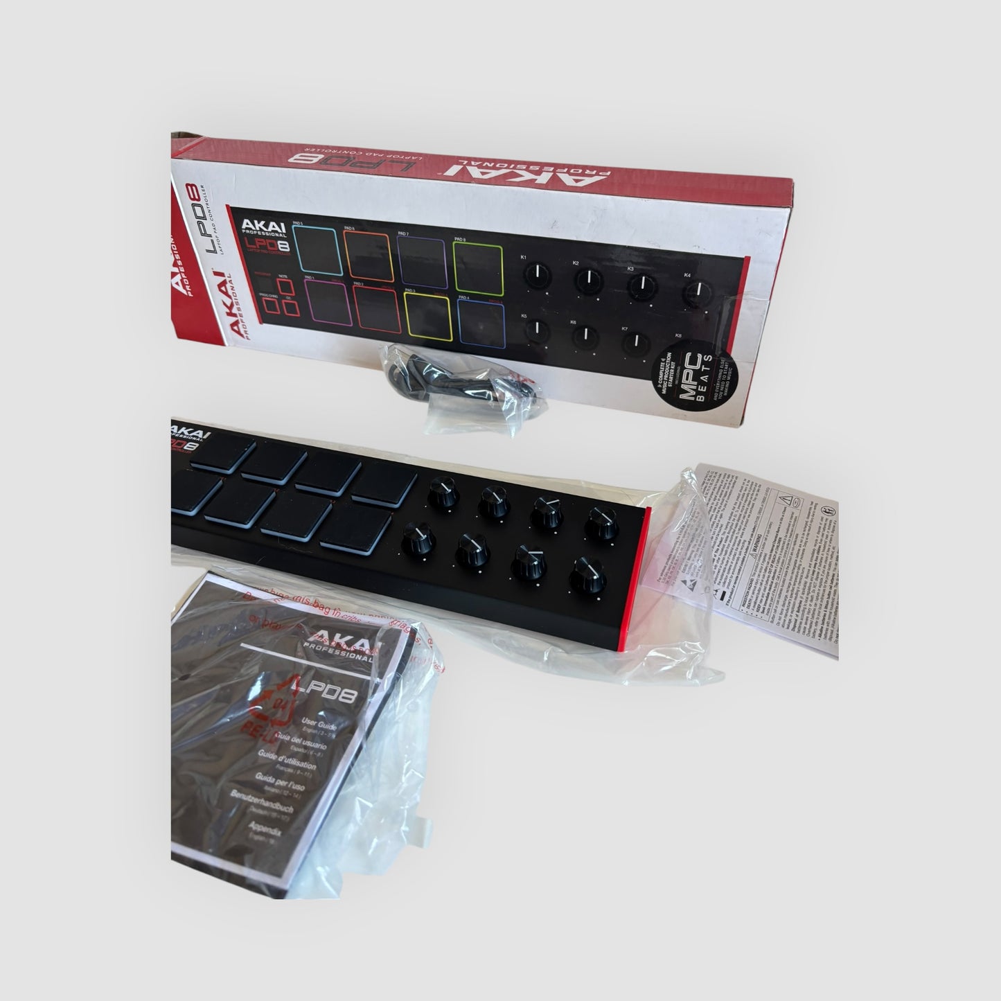 Akai Professional LPD8 Controlador midi usb | 8 Pads e 8 Knobs
