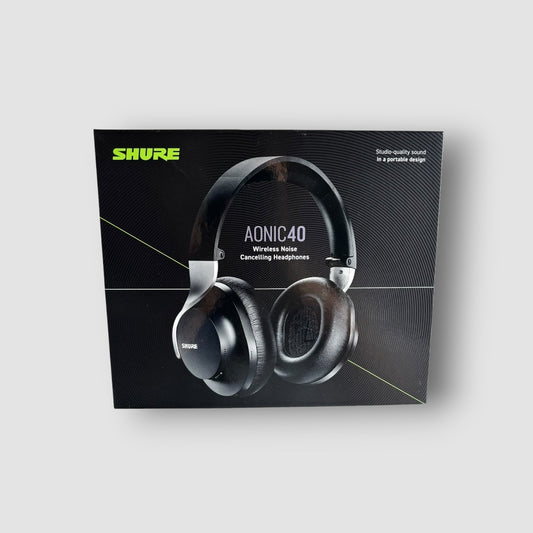 Shure AONIC 40 Auscultadores Bluetooth com Cancelamento de Ruído Pretos