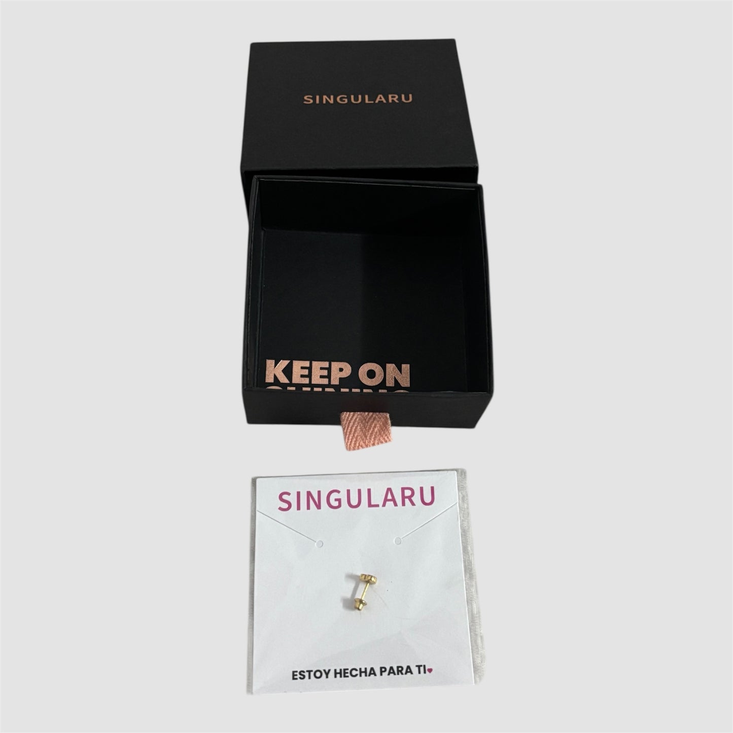 Brinco coração Singularu