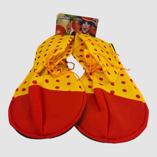 Sapatos de palhaço em tecido Boland Novos