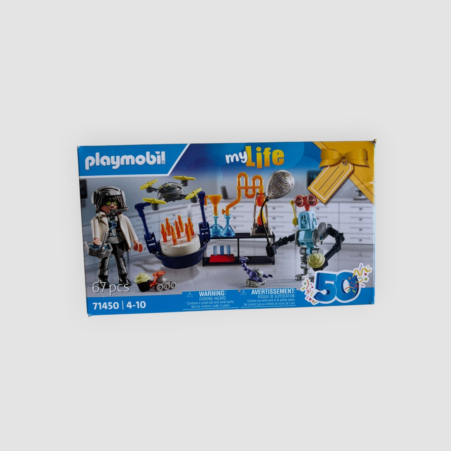 Playmobil myLife 71450 Pesquisador com Robôs