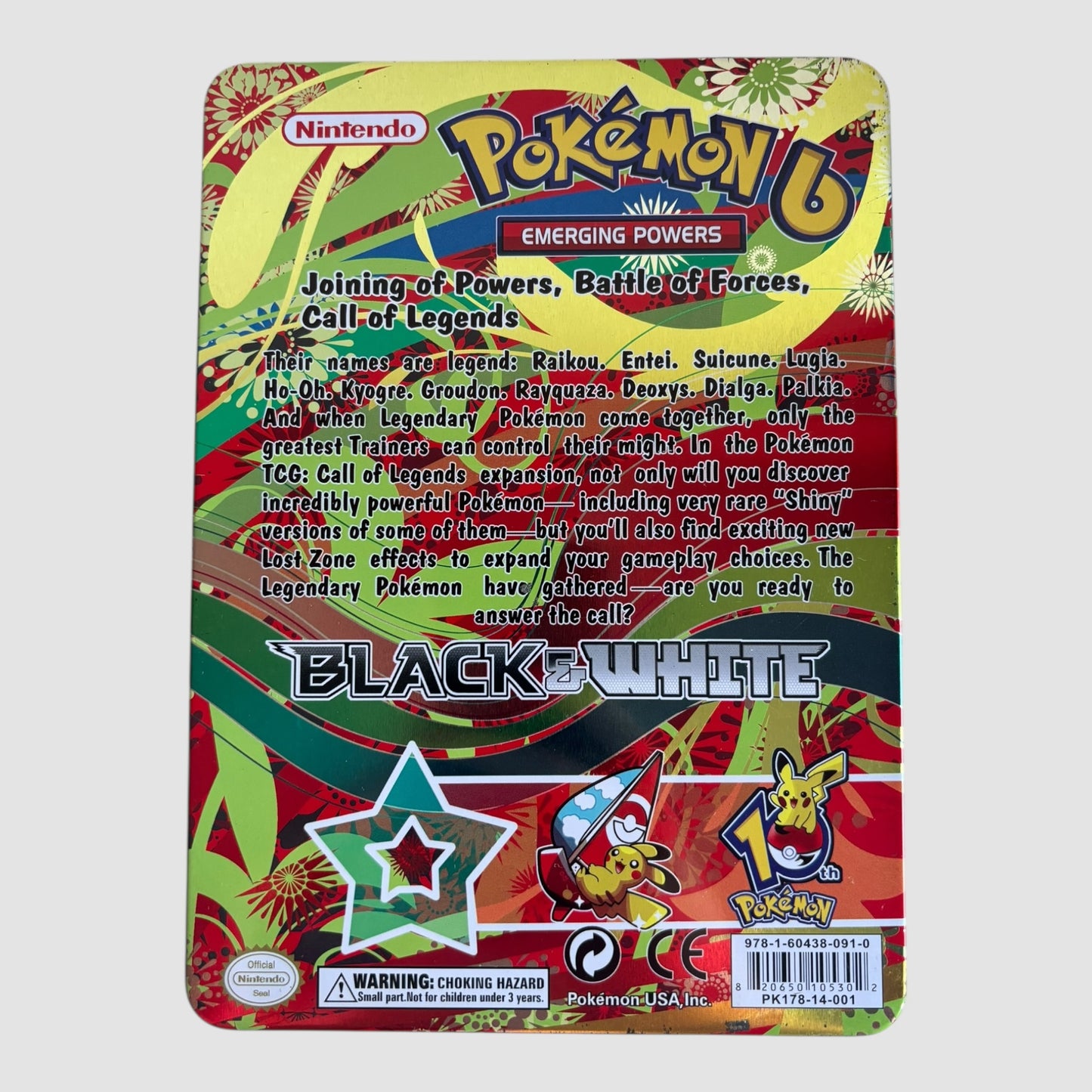 Caixa Pokémon 6 Emerging Powers Black White