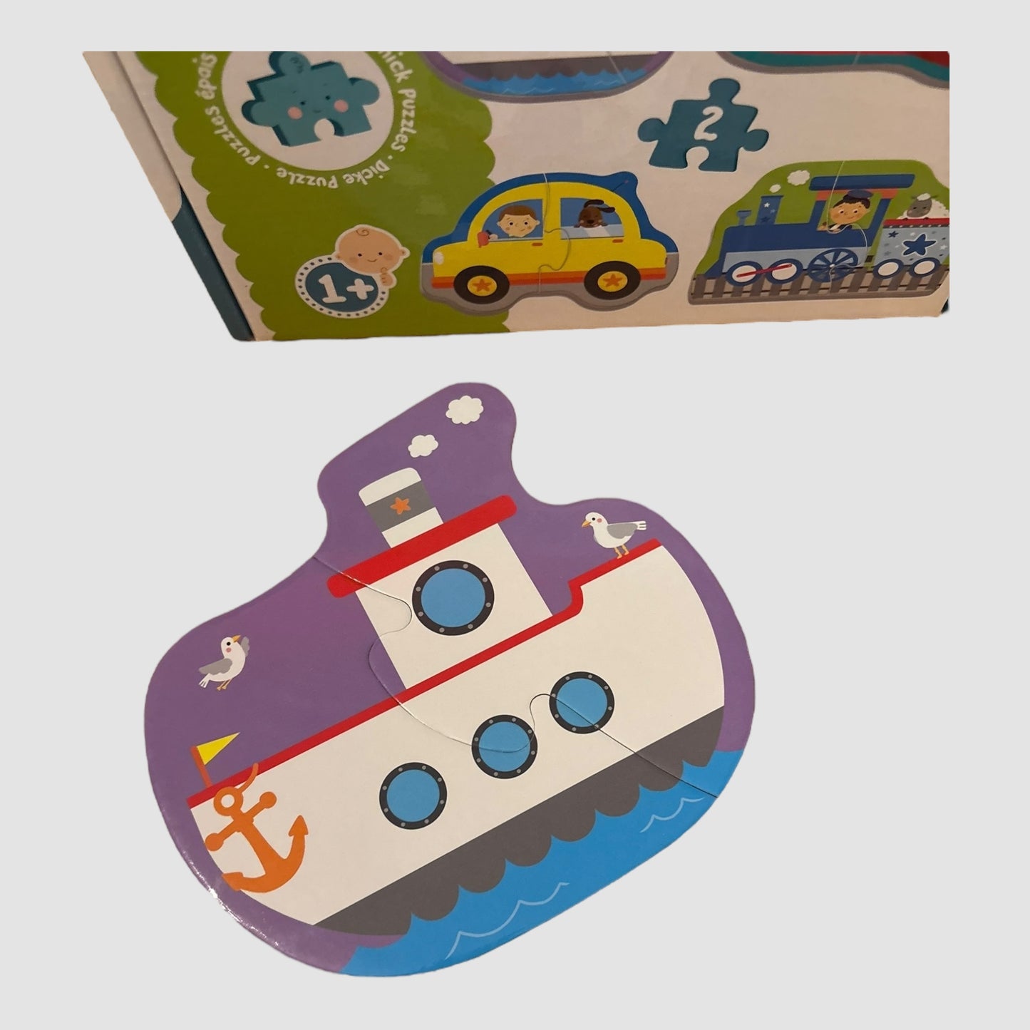 Trefl Baby Puzzle Veículos 4 em 1 1+