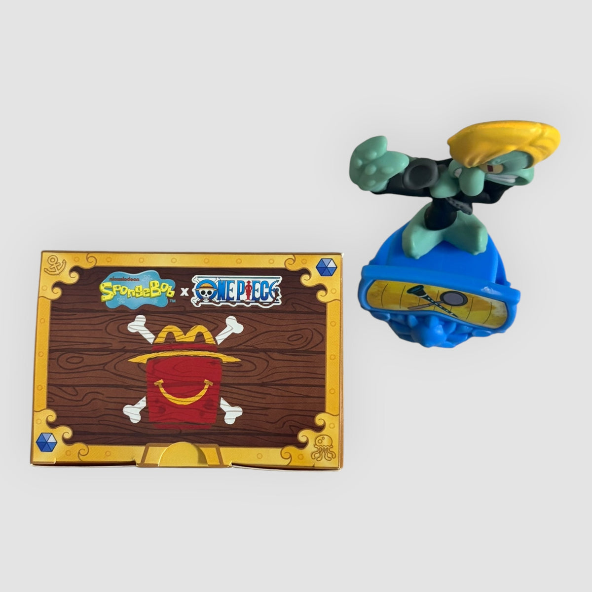 Figura SpongeBob x One Piece – Lula Molusco – McDonald’s – Novo