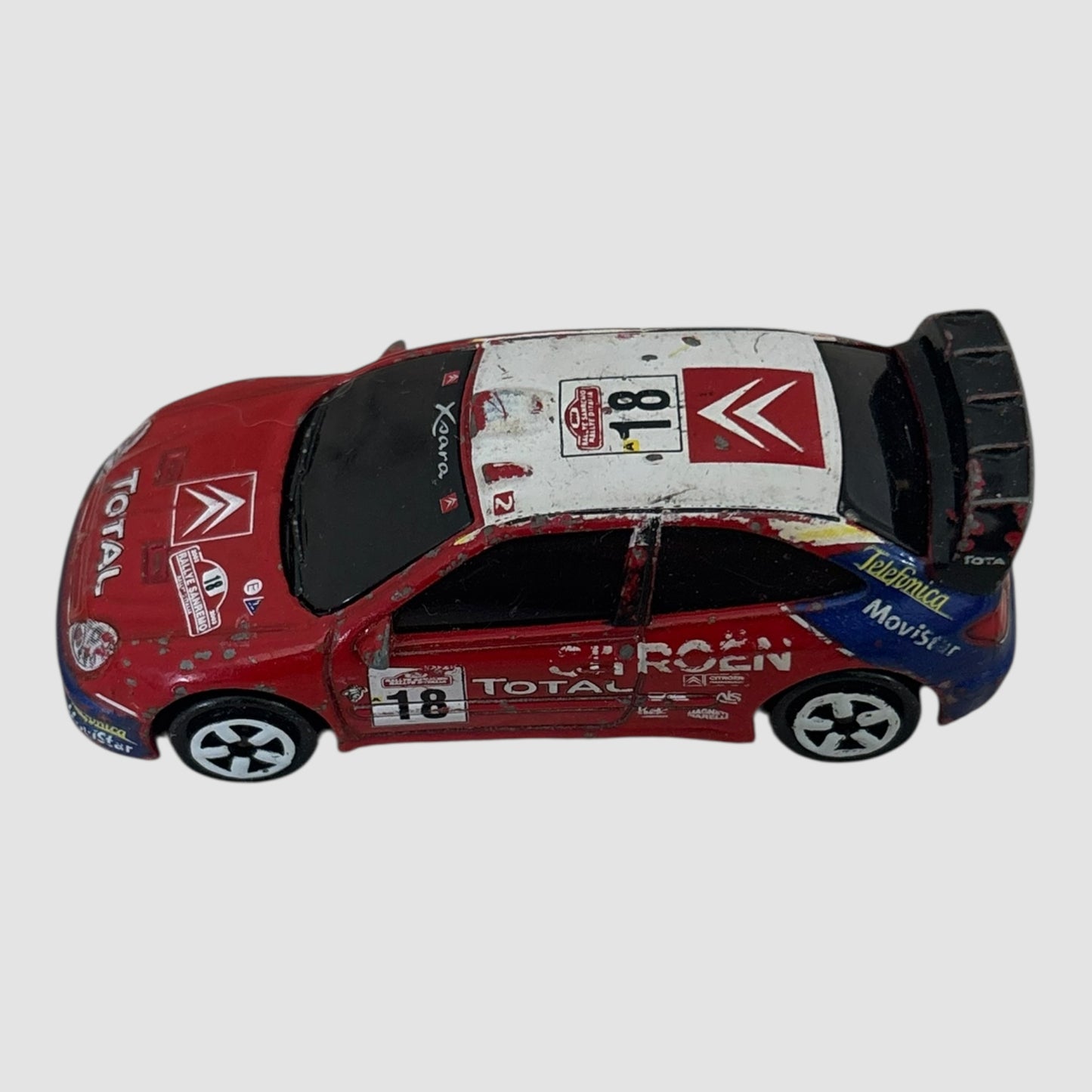 Carro miniatura Majorette Citroën Xsara WRC Rally Total