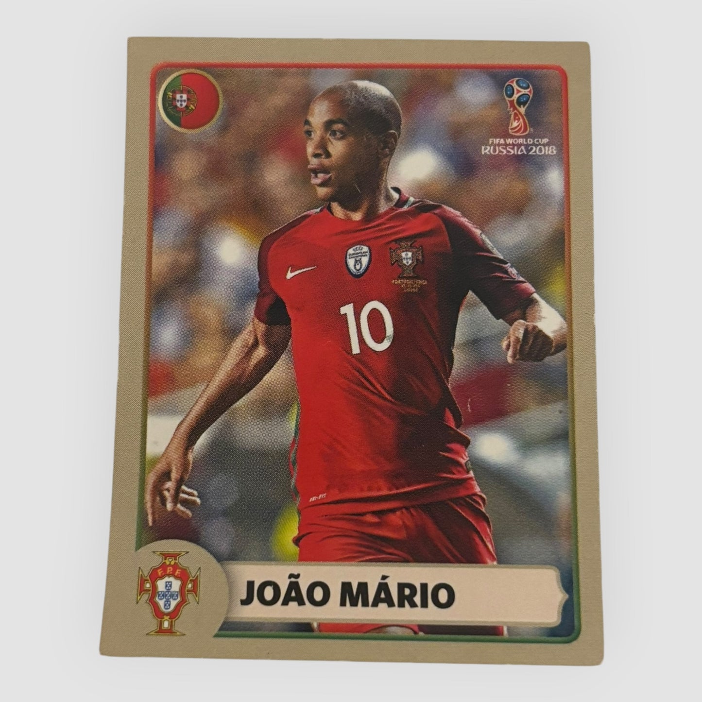 Cromo Panini João Mário M2 | Portugal | Mundial FIFA Rússia 2018