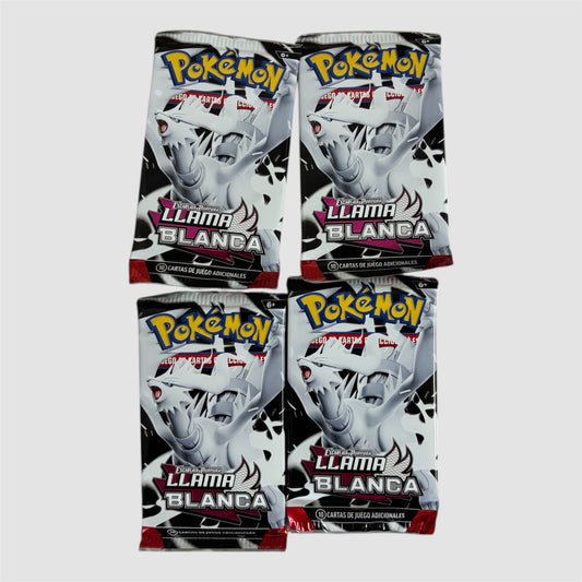 4 Saquetas Pokémon White Flare (xWHT) Novas