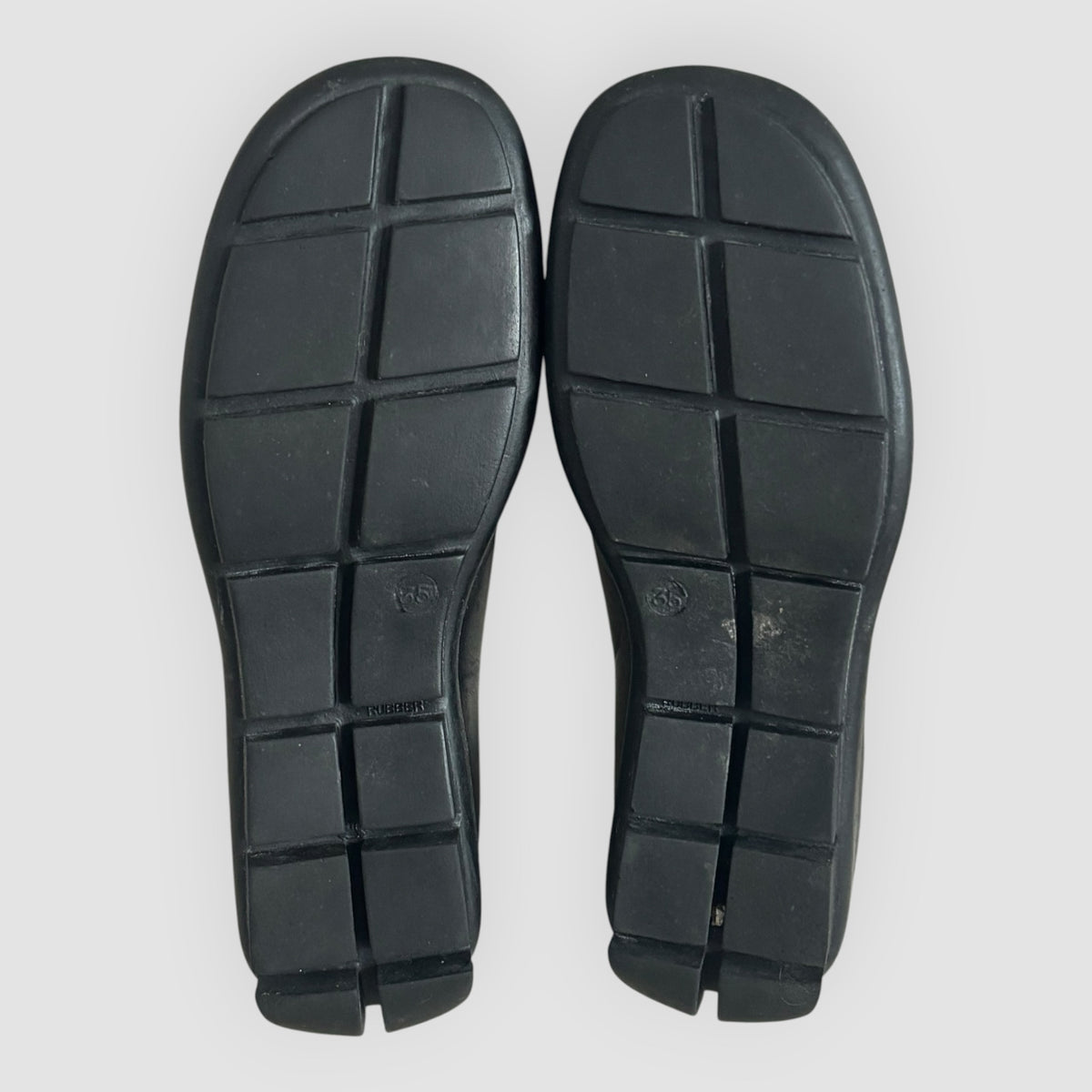 Sapatos Mocassins Max Pretos Mulher Tamanho 35