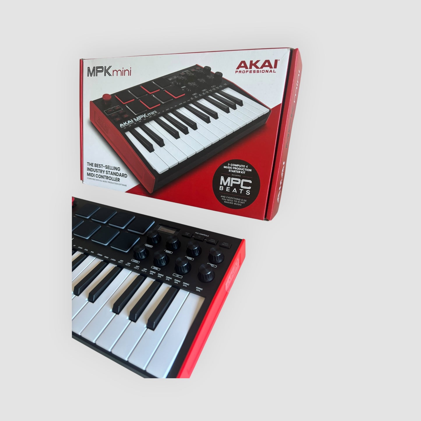 Akai Professional MPK Mini mk3 Controlador MIDI usb 25 Teclas Novo