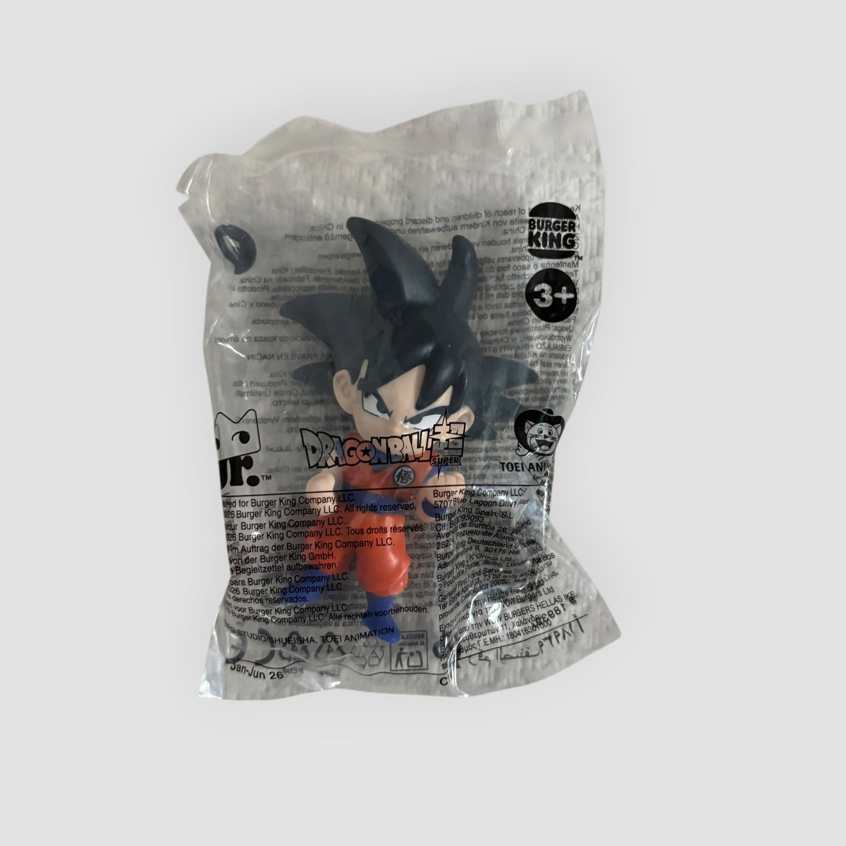 Figura Goku Dragon Ball Super – Burger King 2026 – Nova Selada