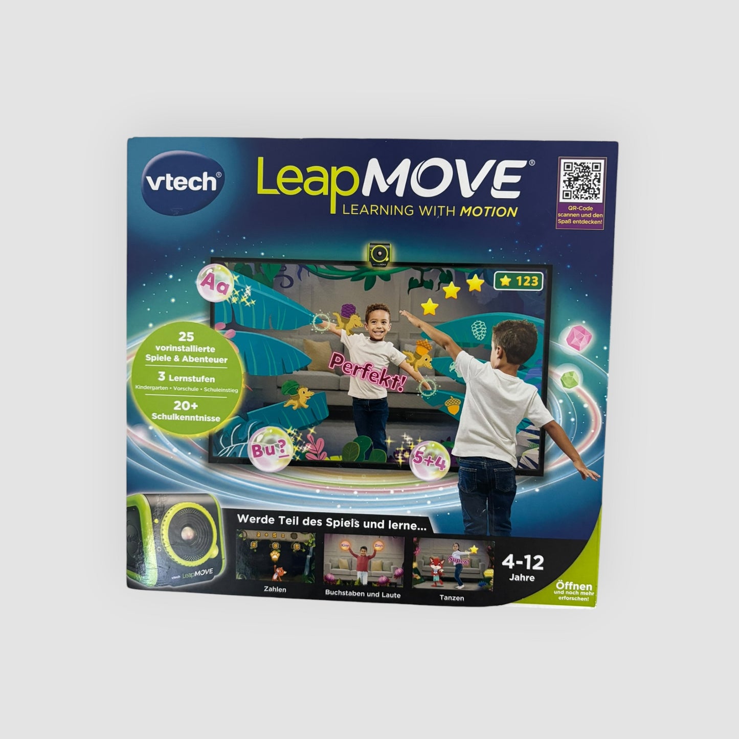 VTech LeapMOVE Consola Educativa Interativa 4-12 Anos Alemão