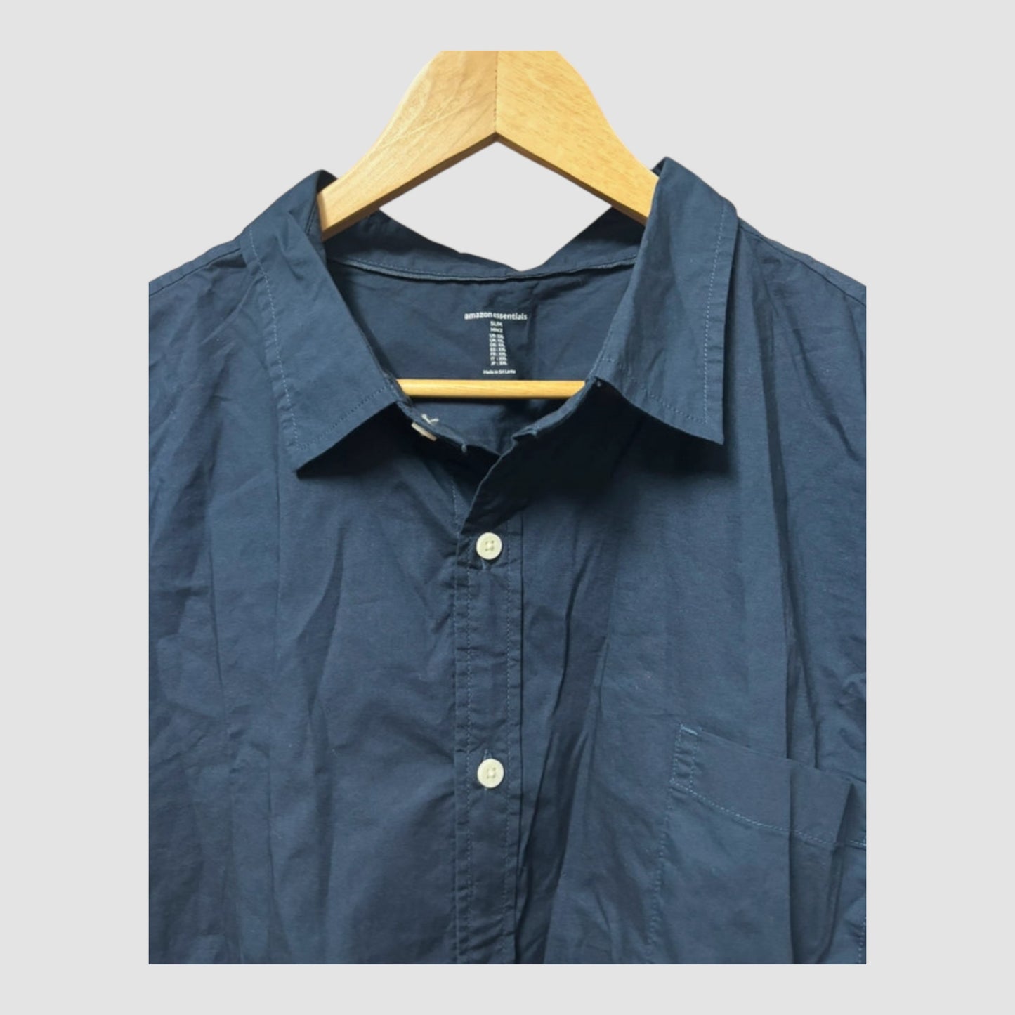 Camisa manga curta homem Amazon Essentials tamanho XXL