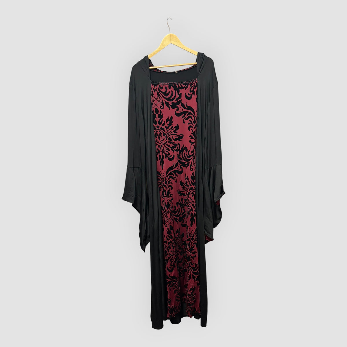 Vestido Medieval Gótico Mulher XXL com Chapéu – Carnaval / Halloween
