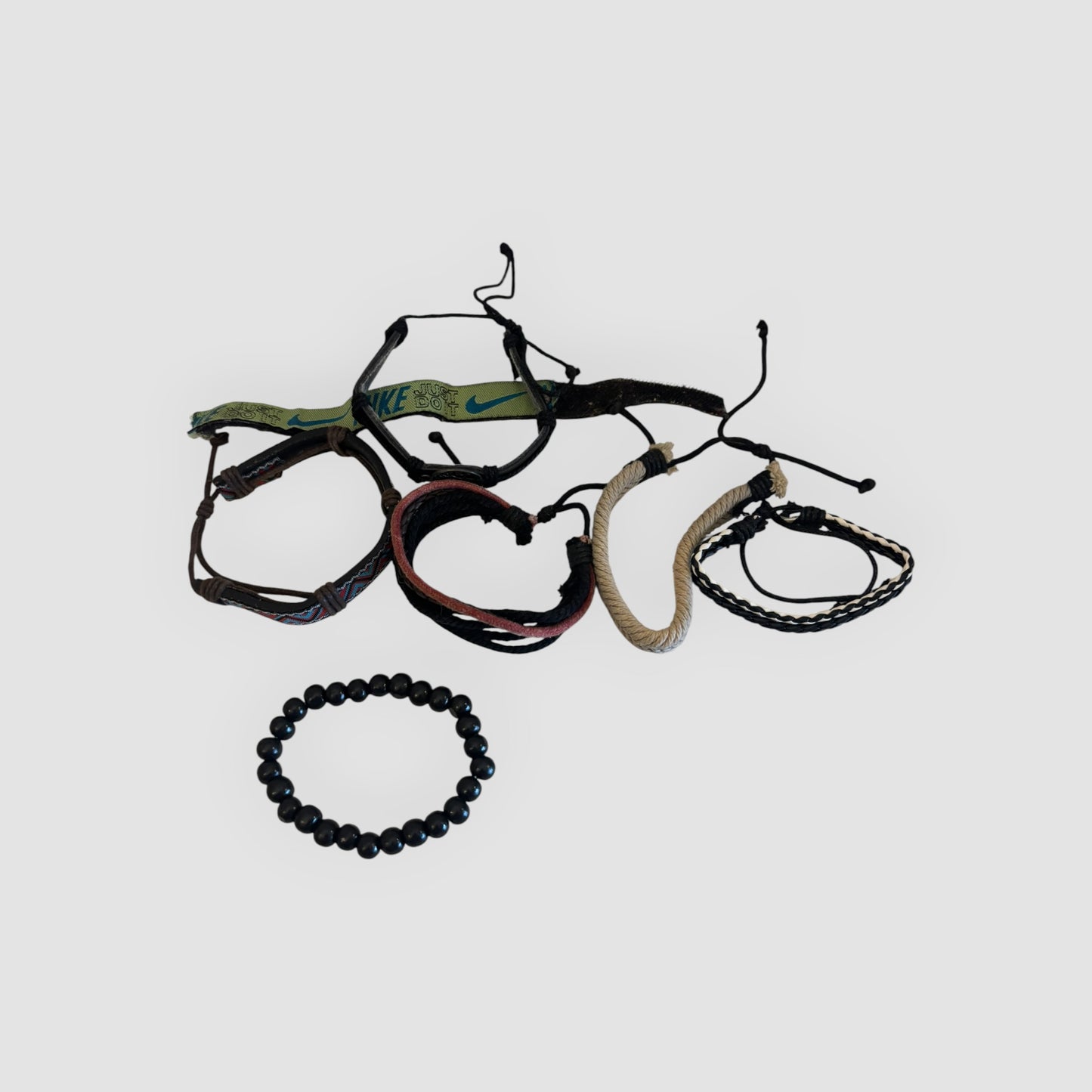 Lote 7 Pulseiras Masculinas