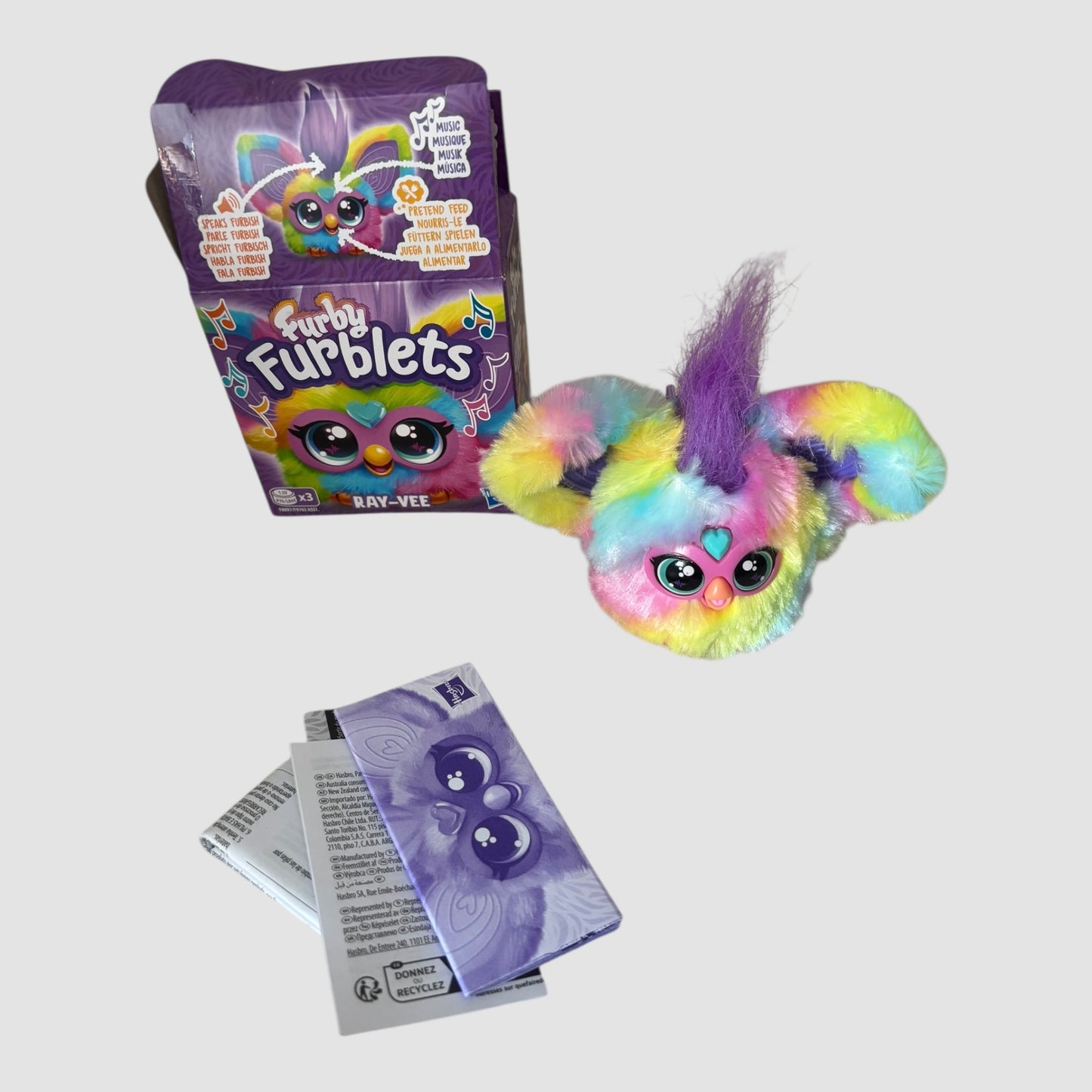 Furby Furblets Ray-Vee Hasbro Novo