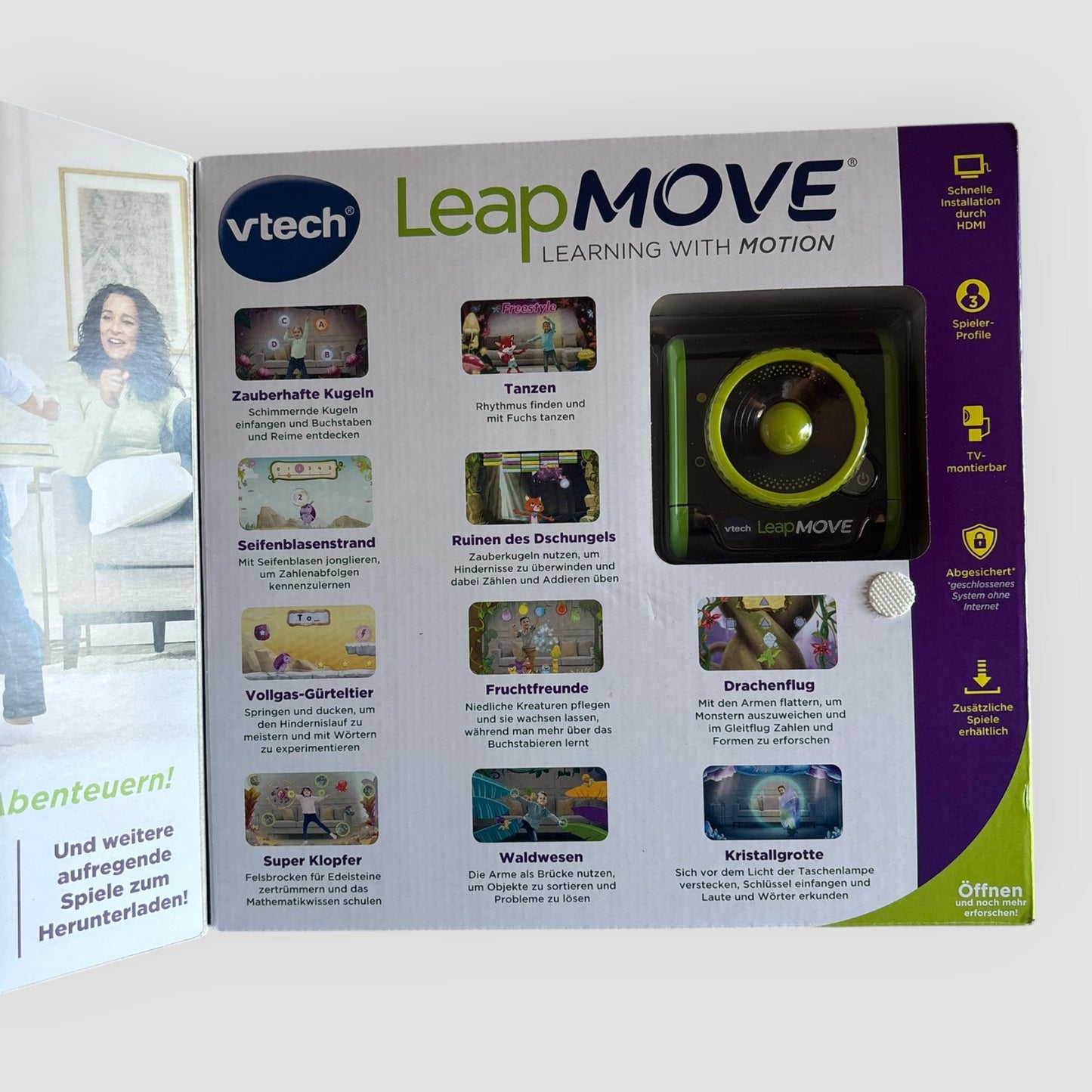 VTech LeapMove Learning with Motion (Alemão )  Novo Selado