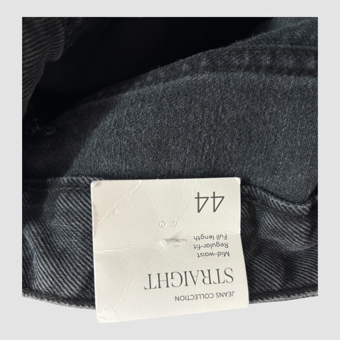 Calças Mango Straight Regular Waist tamanho 44 Novas