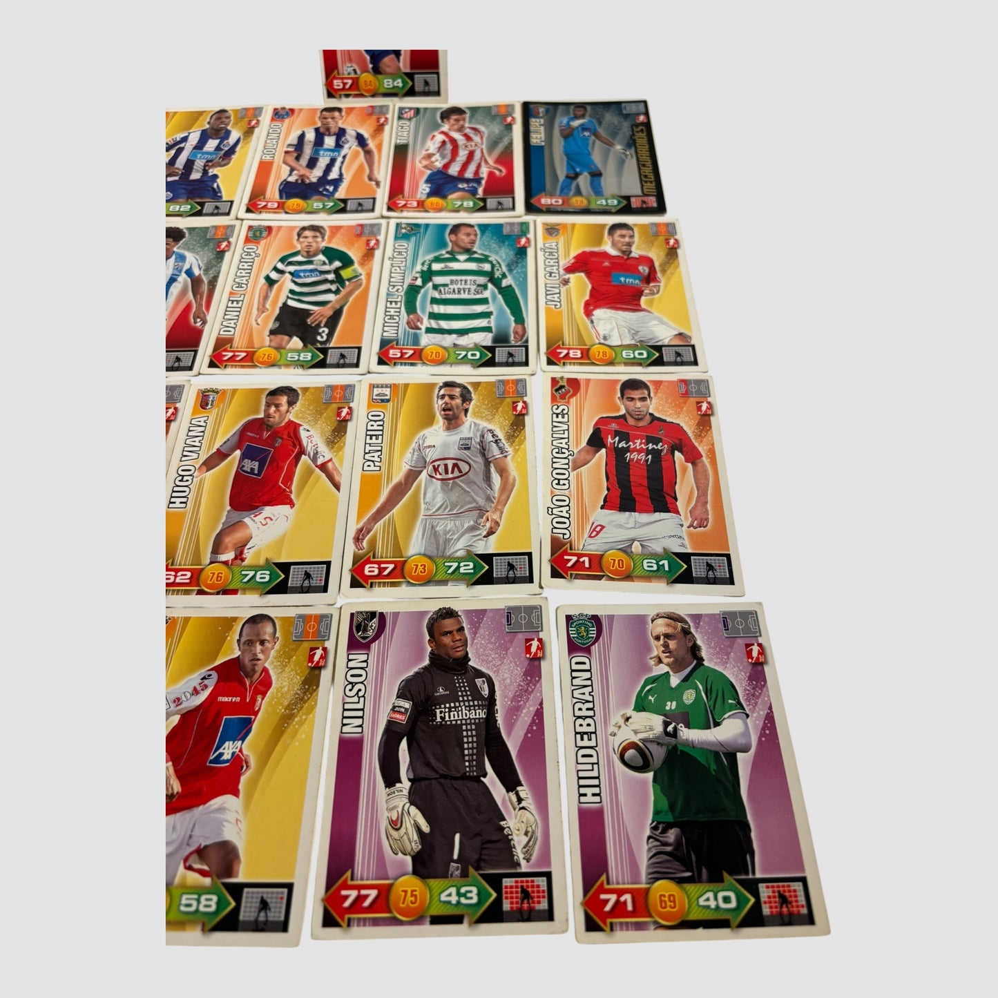 17 Cartas Adrenalyn 2010/2011 Panini