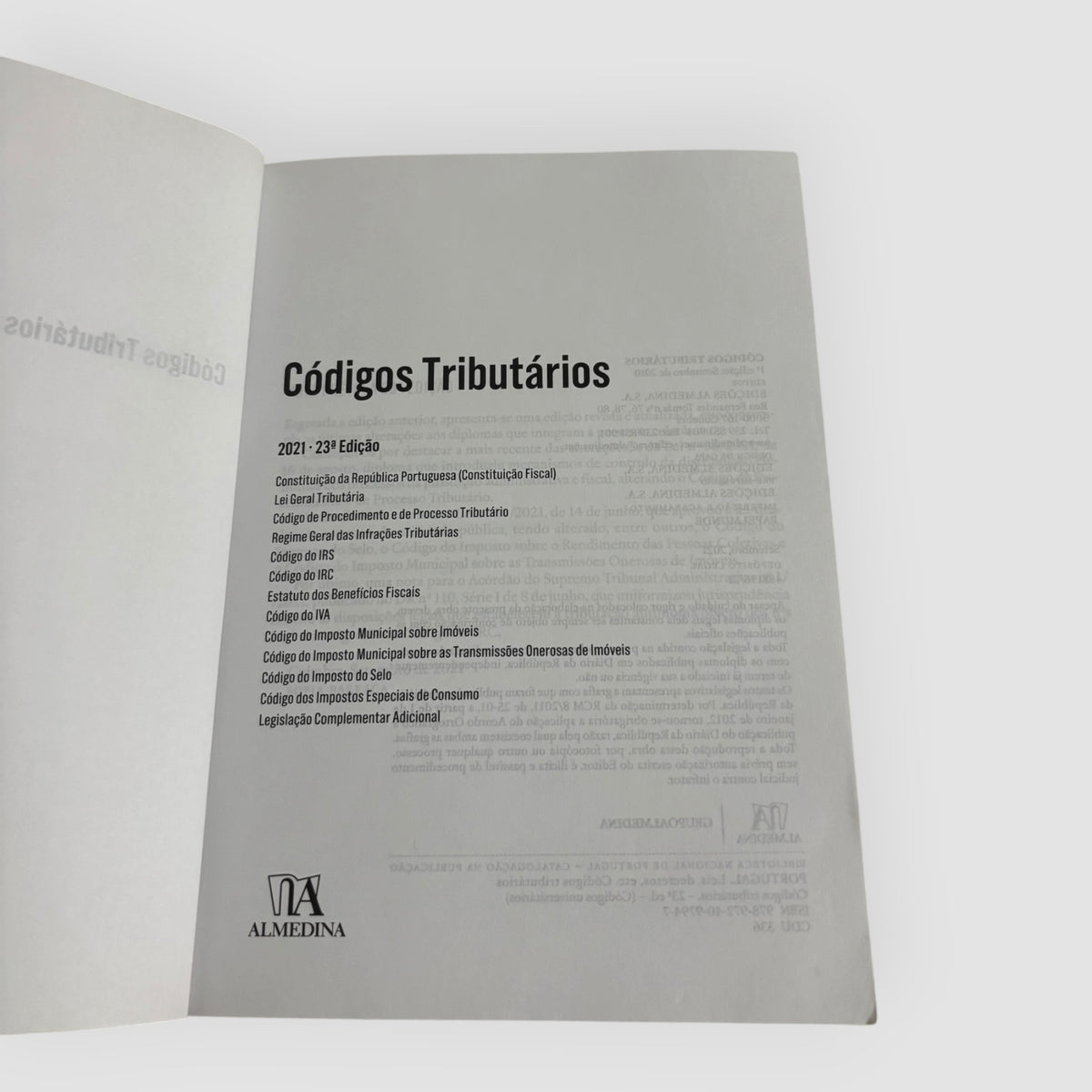 Códigos Tributários e Legislação Fiscal Complementar – 23.ª Edição – Almedina
