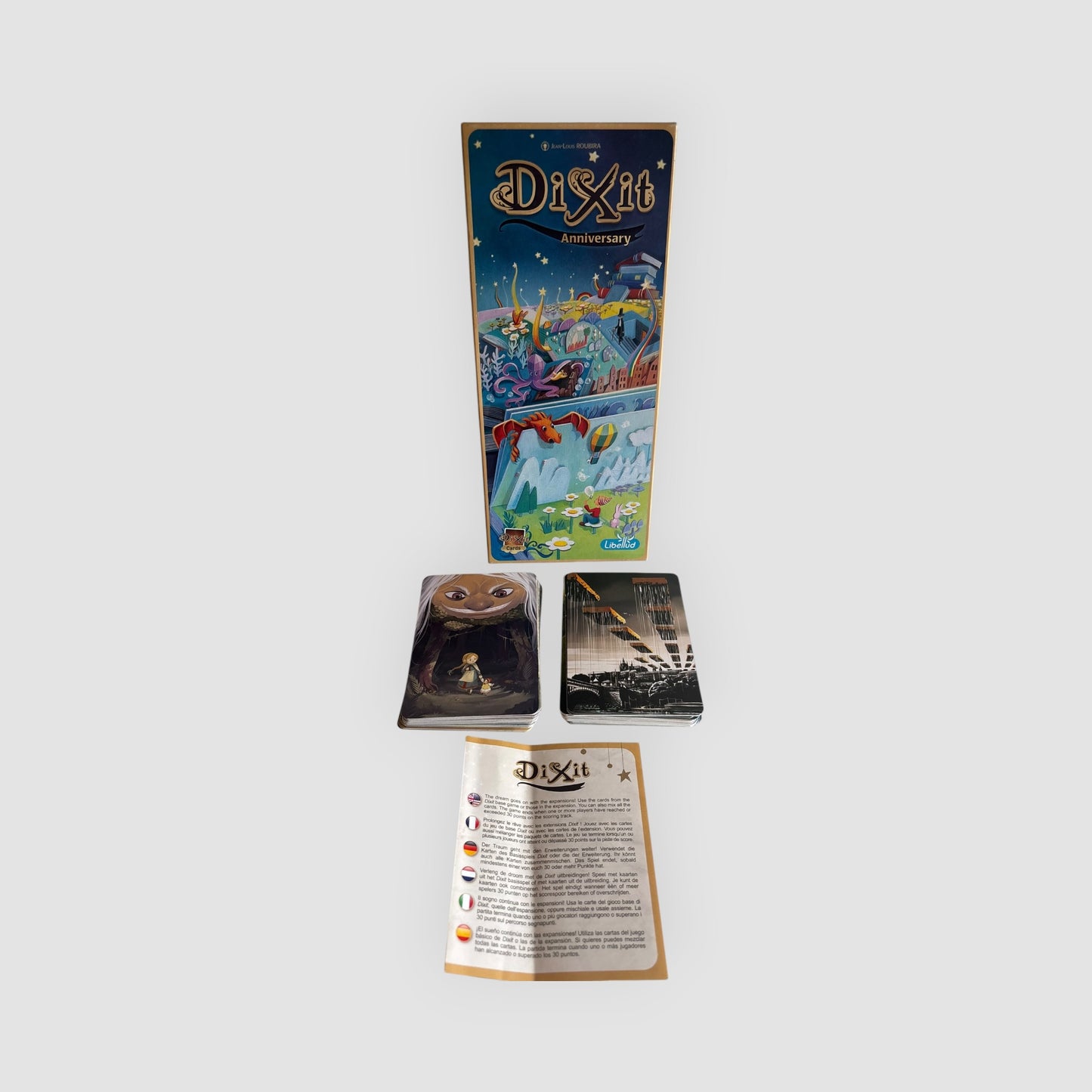 Dixit Anniversary Expansão Oficial | 84 Cartas Ilustradas | Completo | Como Novo