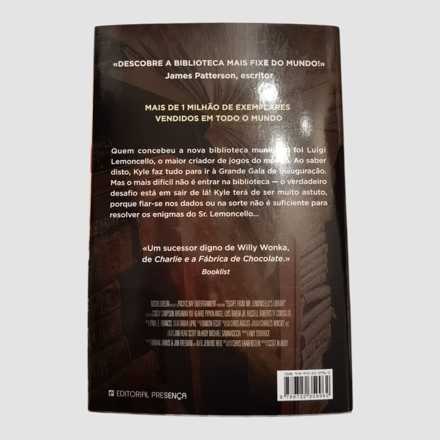 Livro Fuga da Biblioteca do Sr. Lemoncello