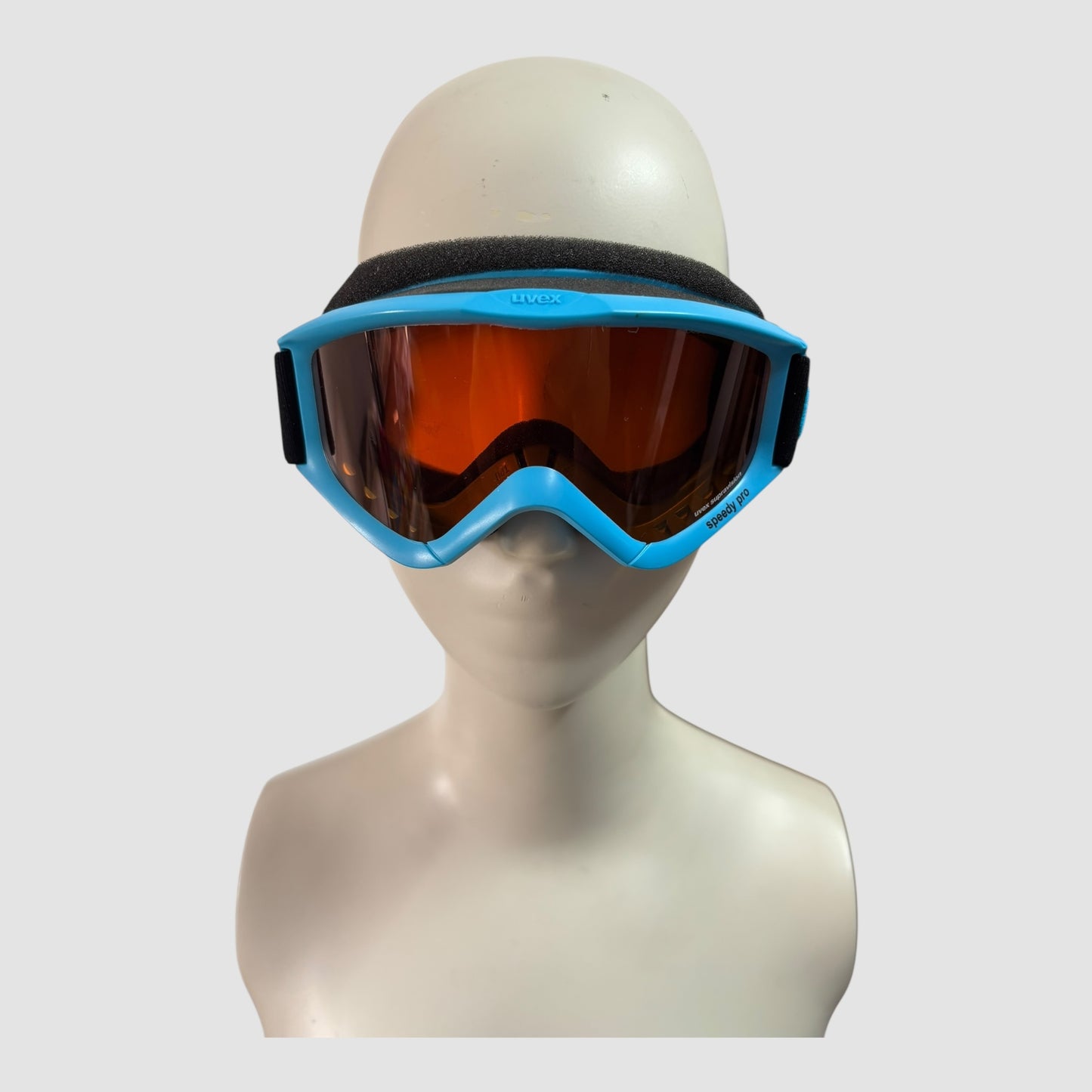 Máscara de Ski Uvex Speedy Pro Kids Azul com Lente Laranja
