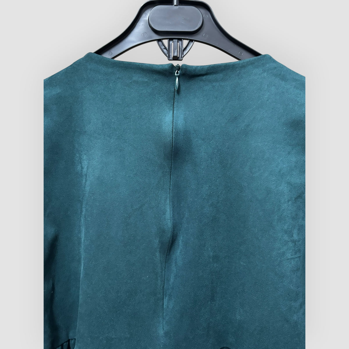 Vestido Zara Verde Petróleo Mulher – XS