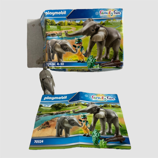Playmobil Family Fun Recinto Exterior de elefantes ( 70324)