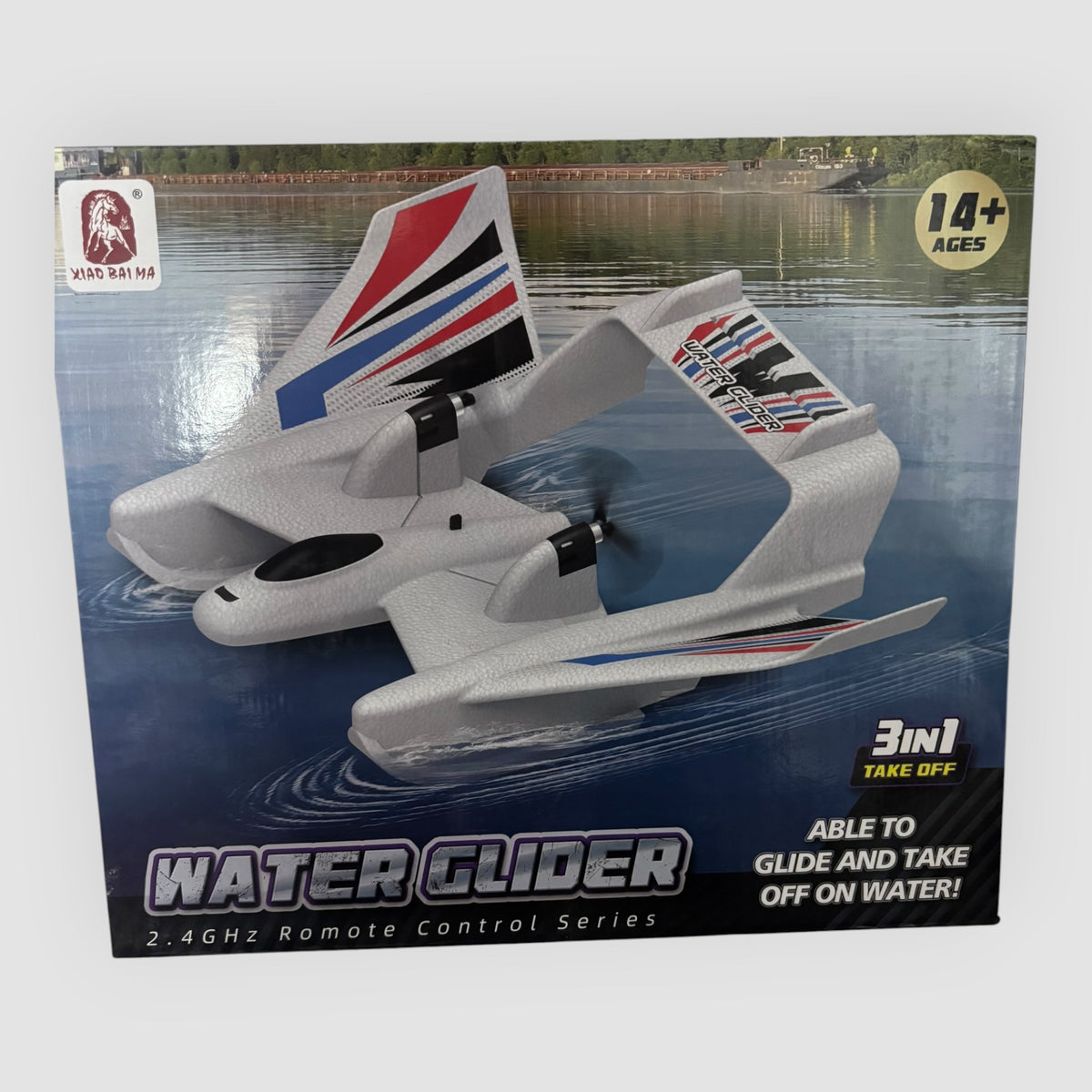 Water Glider 3 em 1 Telecomandado 2.4GHz – Água e Voo Novo