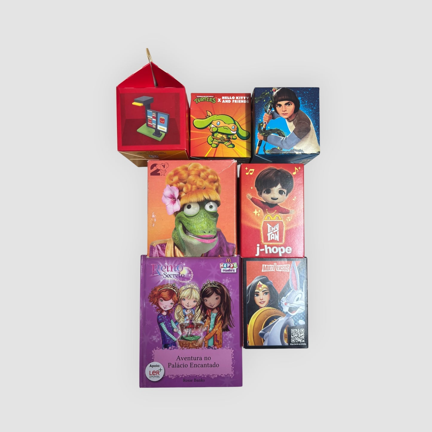 Lote Brinquedos e Livros Happy Meal McDonald’s – Mix Colecionável Variado 🎁🍔✨