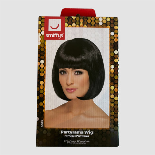 Peruca Partyrama Preto Smiffya Nova