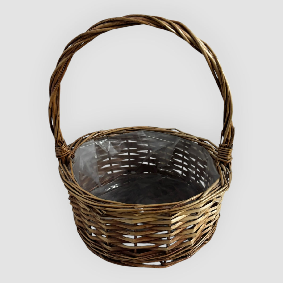 Cesto de Vime Redondo com Asa – 57 cm