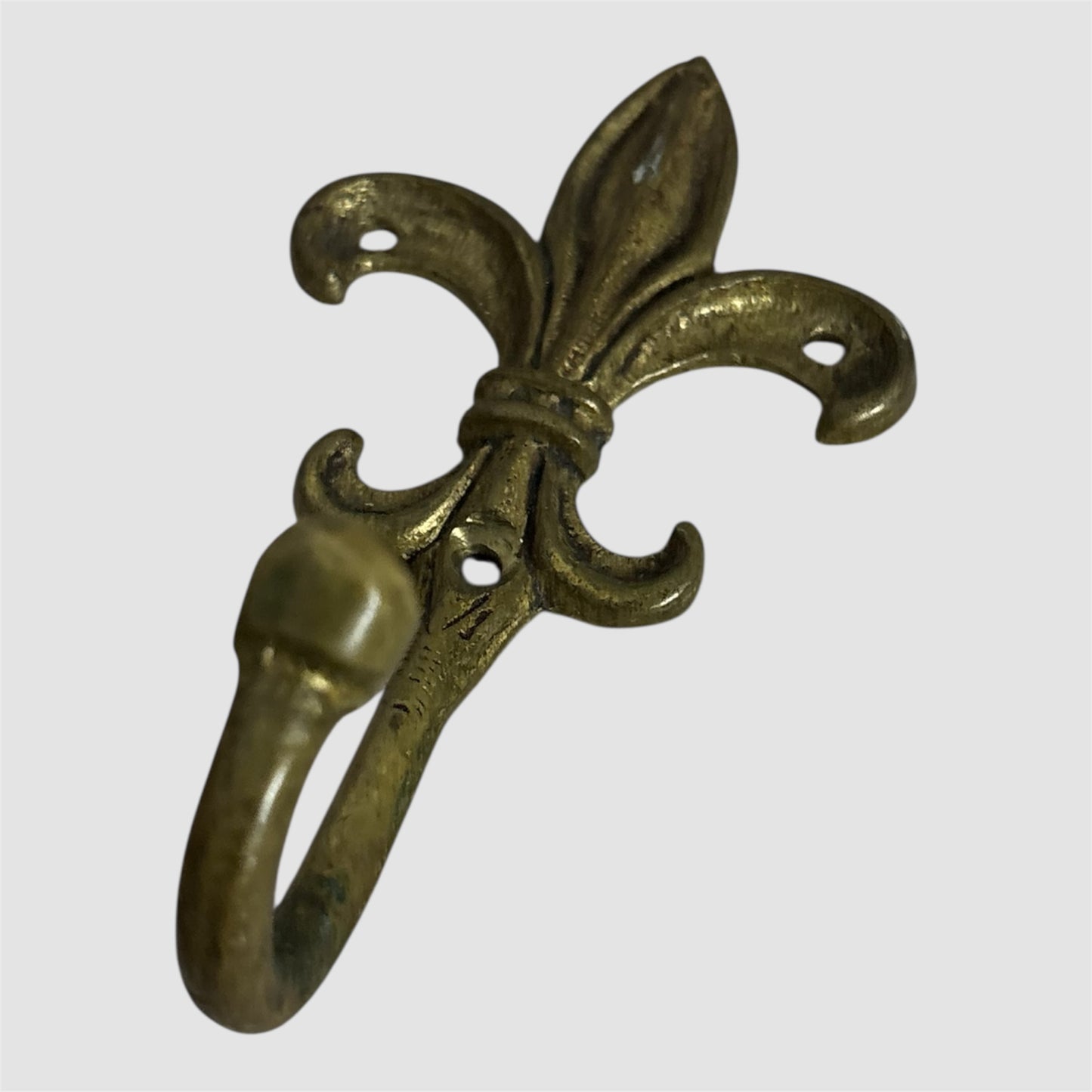 Cabide Dourado Antigo Flor de Lis