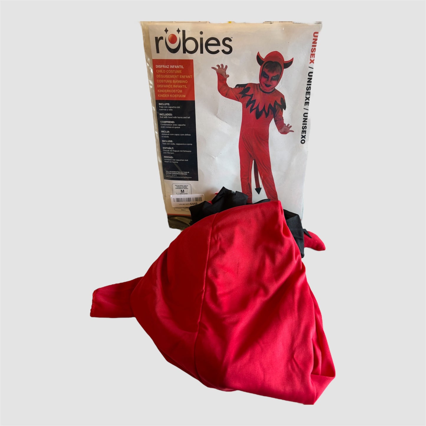 Disfarce Diabo 5-7 anos Rubies