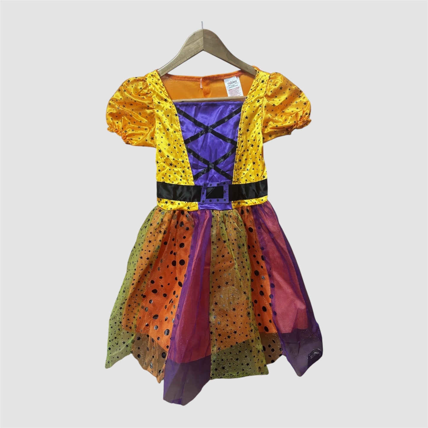 Disfarce menina Bruxa Superstar tamanho 5-7anos Novo Rubies