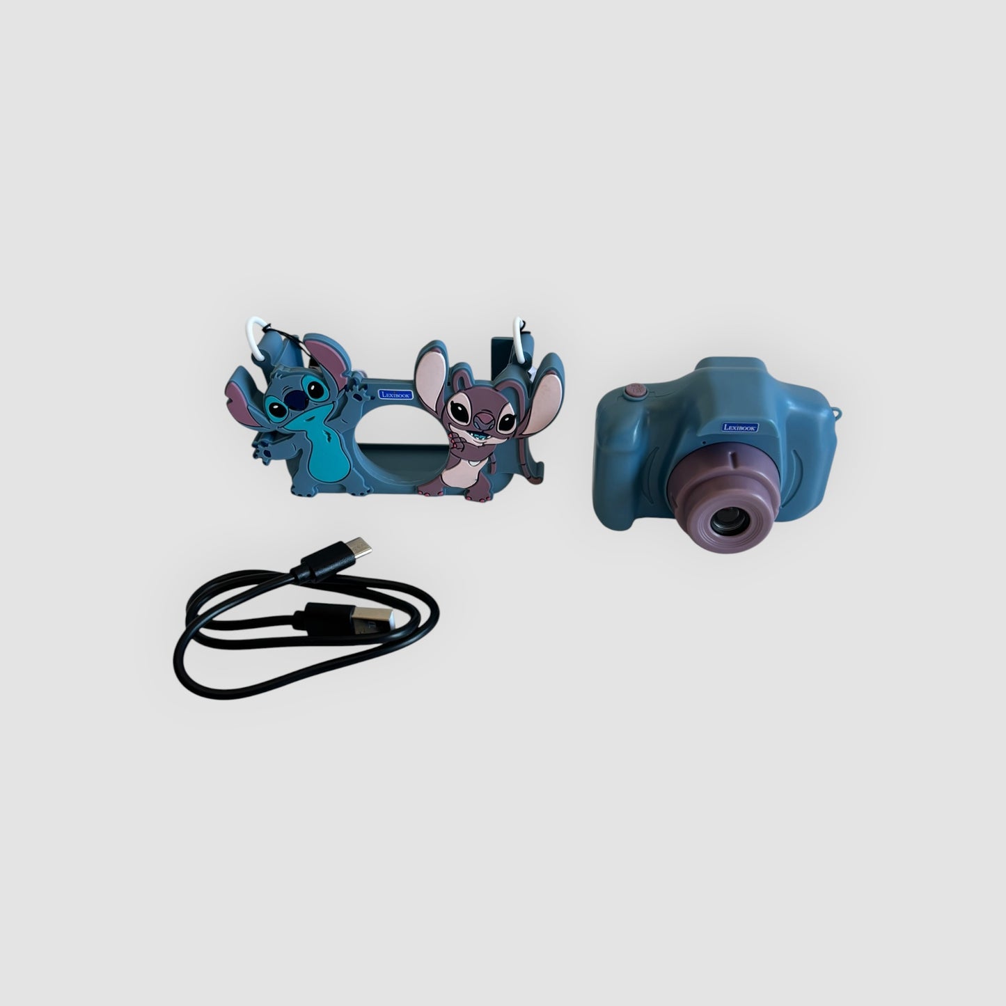 Câmara Infantil Lexibook Disney Stitch 4 em 1 com Capa Protetora | Foto, Vídeo e Jogos